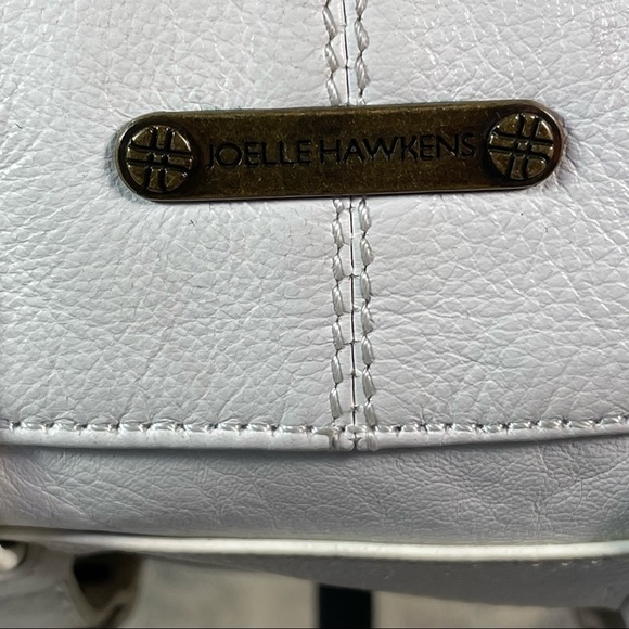 Joelle Hawkens Hunt Top Handle off-withe leather Bag - Picture 7 of 15